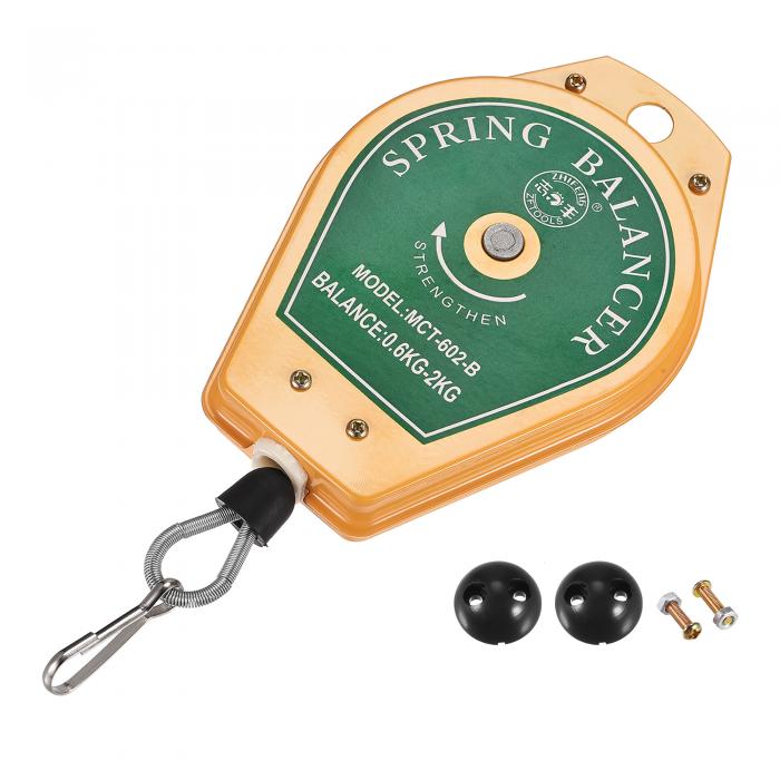 スプリングバランサー 調整可能 ツールホルダー吊り下げ装置 0.6-2kg ストレッチ長さ3 M 組立ライン用 ..