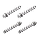 拡張ボルト M10x100mm M10 全長100mm 304ステンレス鋼 外部六角拡張ボルトスリーブアンカー 4個入り