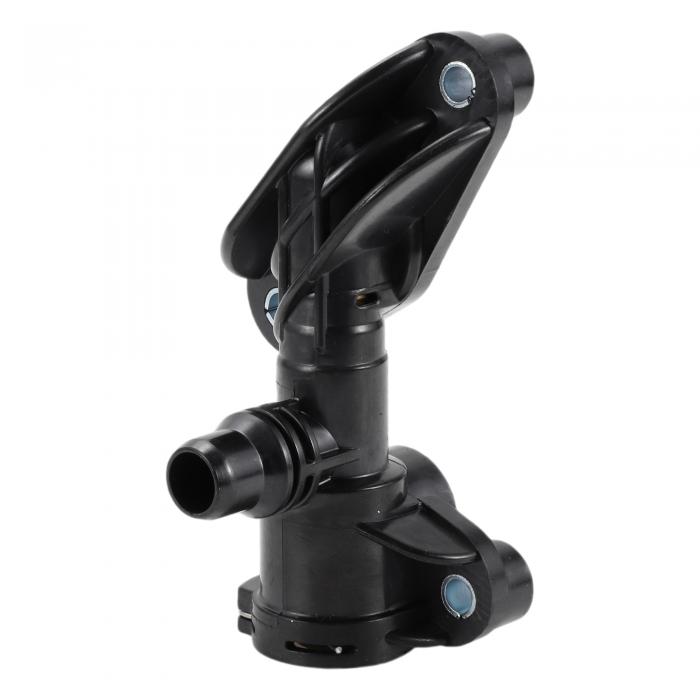 HOPESPANNER BMWに対応 X6 2008-2014BMWに対応 X5 2007-2013用の車用サーモスタット耐久性のあるブラックの内部エンジン冷却サーモスタットハウジングアセンブリプラスチック1個