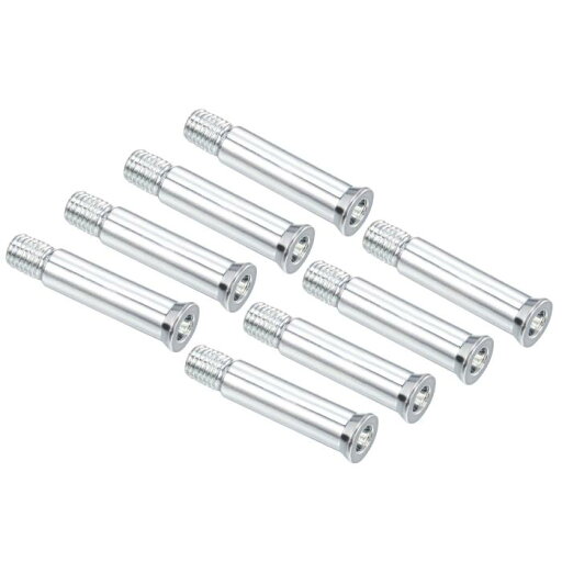 PATIKIL 38mm インライン車軸ねじ 8個 シャフト六角穴付ボルト 交換用留め具 アルミニウム スケートローラー用 シルバー PATIKIL 38mm インライン車軸ねじ 8個 シャフト六角穴付ボルト 交換用留め具 アルミニウム スケートローラー用 シルバー