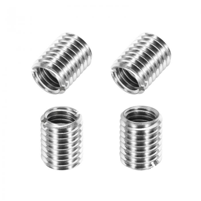 4個12mm 316ステンレス鋼縮小ナット M10x1.5メスからM8x1.25オス