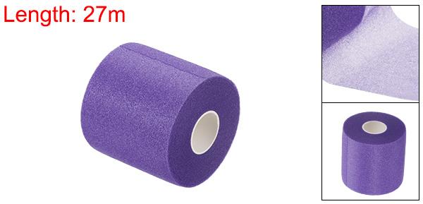 PATIKIL 30ヤード×2.8" バドミン トングリップクッションラップ PUテニスラケットグリップテープバッキングフィルムハンドルアンチスキッ ドクッションアクセサリー パープル
