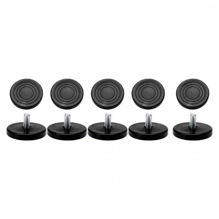レベリングフィート アジャスタブルレベラーパッド アジャスタブルレベリングフィート フロアプロテクター M8 x 17 x 50mm 10パック