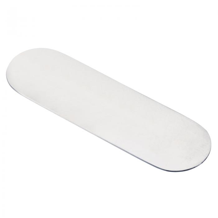 PATIKIL ニードルシャトルボード シャトルボビン 漁網修理ツール ネット修理針 ステンレス鋼 8# 130 x 40 x 1.15mm シルバー