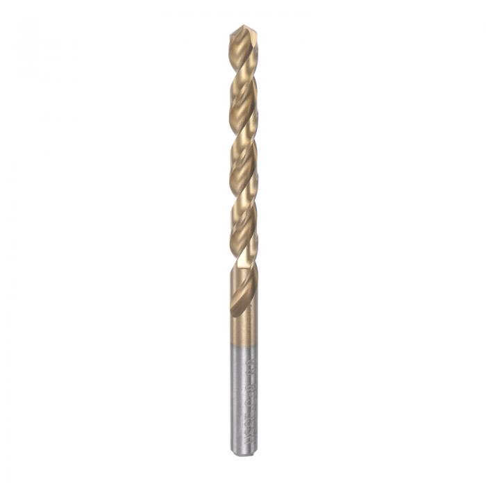 ツイストドリルビット チタンコーティング（HSS-E） M42ハイス鋼 8% コバルト 直線シャンク ステンレススチール用 アルミニウム合金用 金属用 6.8mm