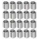 ワイヤねじインサート 1/4-20 UNC 2D 12.7 mm 304ステンレス螺旋コイルネジ山スリーブ 20個入り(4)