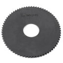 スリッターソー 100mm x 2.5mm x 27mm ミル・カッター HSS 72T ブラック