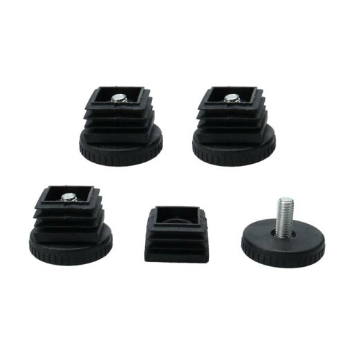 レベリングフィット 30 x 30mm 正方形 チューブインサートキット 家具 グライド 調節可能 レベラー ナッツ付き テーブル ソファー 椅子 脚用 4セット入り レベリングフィット 30 x 30mm 正方形 チューブインサートキット 家具 グライド 調節可能 レベラー ナッツ付き テーブル ソファー 椅子 脚用 4セット入り