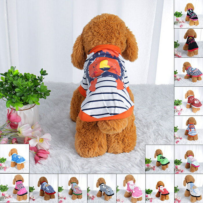 犬のTシャツ 子犬 小さなペット スウェット トップス 服 アパレル ベスト 服