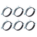6個のスプリットリングパイプハンガー 125mm/4.9