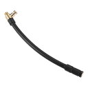 X AUTOHAUX タイヤインフレーターエアポンプホースアダプタエクステンション ロックタイヤチャックチューブ接続部 標準アメリカバルブ用 エアリリースバルブ...
