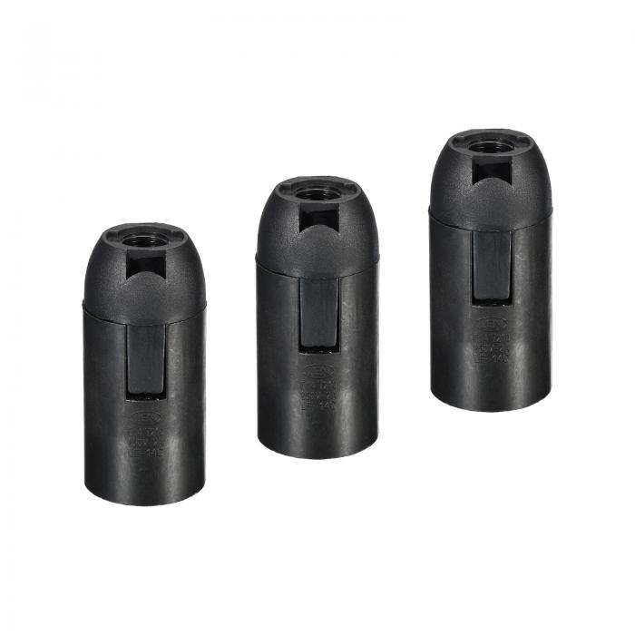 ライトソケット 250V E14 ねじ込み式 LED電球ランプホルダー スレッドシェードリングなし レトロペンダ..