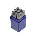 メタルスタンプセット 番号パンチセット 45#スチール製 深さ8 mm デジタル0ー9