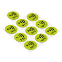 PATIKIL NFCステッカー 10個 NFC213 タグステッカー 144バイト メモリーフル プログラミング可能 ブランク 円形 30 mm直径 NFCタグ 電話 NFC対応デバイス用 イエロー