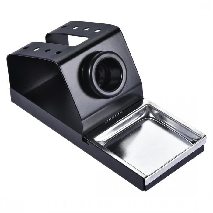 ホットはんだごてホルダー 多機能はんだごてホルダー 2イン1のはんだごてスタンド 160 x 69 x 55mm 金..