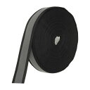 PATIKIL リフレクティブテープストリップ 30mm x 55ヤード 高い視認性のリフレクティブテープ 縫い付け用 DIY警告安全生地ウェビング 衣類 レインコート用 ブラック