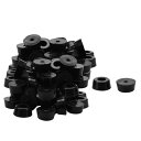 ゴム足バンパー D17x15xH8mm ブラック 耐久性 フットパッド 85個入り