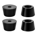 ゴム足バンパー アンプフロアプロテクター デスクの脚パッド 19x16x11mm 4枚入り