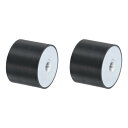 2個50 x 40mm M10女性スレッドゴムマウント 振動アイソレータ アンチ振動パッドフラットサイレントブロックベースブロック 代わり