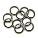 エンジンオイルワッシャー ドレーンプラグガスケット 自動車対応 内径14mm 外径20mm 10個入(2)