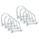 PATIKIL トレーラーカプラーピン5/16x2インチ、8個のワイヤーロッ クピン、安全シャフトロックピン、農業トレーラー、芝生用ヒッチ、庭園トラクター、カヤ...