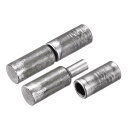 バレルヒンジ溶接 32mm x 7mm オスーメス 鉄製 ヒンジピン 金属 ホーム ゲート ドア ウィンドウ用 30ペア入り