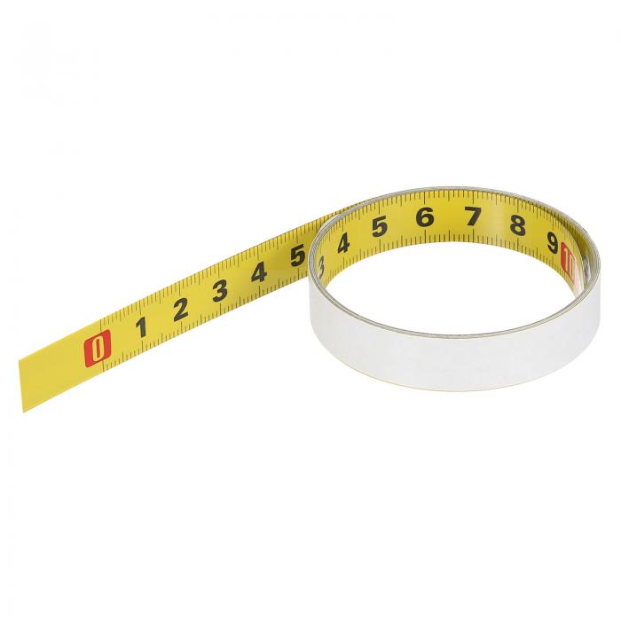 PATIKIL 粘着定規 3.3フィート スチール製粘着メジャーテープ 左から右 木工用裁縫用鋸製図台用ワーク..