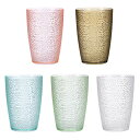 13オンスのアクリル製飲料用グラス 1セットのプラスチック製再利用可能なタンブ ラー食器 割れないウォーターグラスカップ スタッカブル&食器洗い機対応 家庭用屋外用レストラン用 ミックスカラー