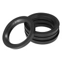 X AUTOHAUX ハブリング 73.1 →54.1mm ハブセントリックリング ハブセンターリングホイールリング ハブ中心リング 高速走行 ホイールのセンター ホイールスペーサー リングスペーサー ホイールリング 汎用 プラスチック ブラック 4個
