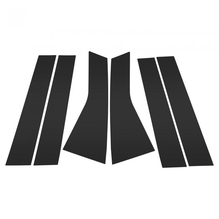 HEROFFIX フォードに対応エッジ2015-2020用6個セットのドアピラーウィンドウトリムフロントリア左右ア..