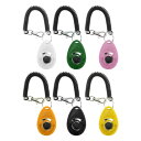 CAPASTEC クリッカートレーニング 犬用 楕円形 静音設計 ABS+ステンレススチール+EVAリストバンド 犬のため 軽量 耐久性 舐め防止 トレーニング...