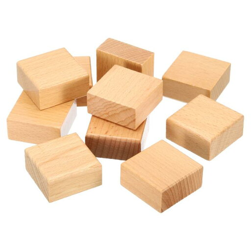 PATIKIL 40x40mm 無地木製ゴム印台 20個セット スタンプ作り DIYクラフト用 ハードウッドブロック スタイル1 茶色 PATIKIL 40x40mm 無地木製ゴム印台 20個セット スタンプ作り DIYクラフト用 ハードウッドブロック スタイル1 茶色