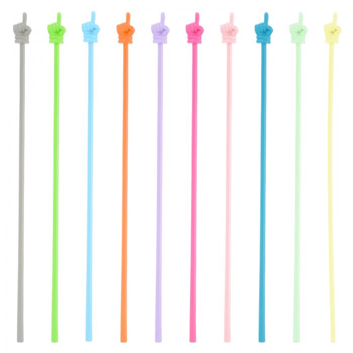 PATIKIL 教師用ポインタースティック 30個の教室ホワイトボード教師ハンドフィンガーミニポインター プレゼンテーションスピーカーガイドコーチ用 10色スタイル2