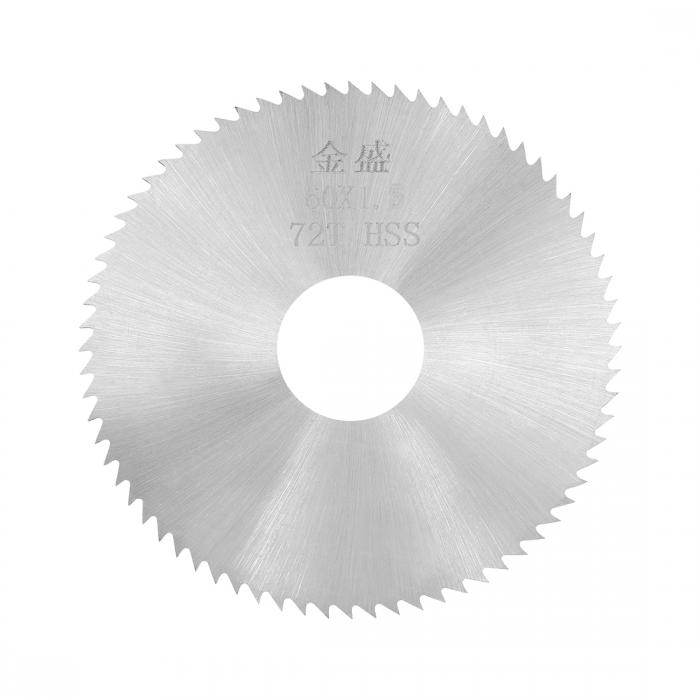 HSSソーブレード ウッドメタル切断カッター スリッティングソー 72歯 60x16x1.5 mm