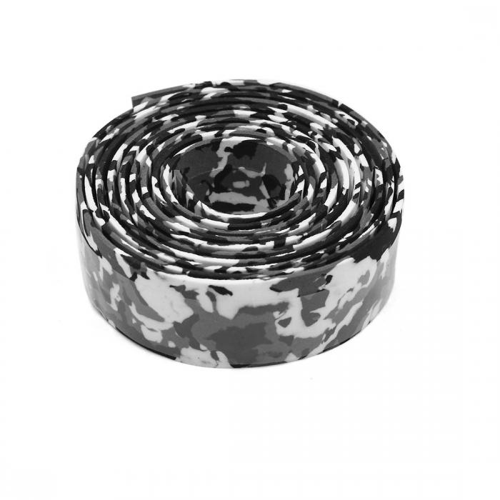 バイクハンドルバーテープ 自転車ハンドルベルト サイクリングラップ ホワイト ブラック 2個入り