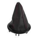 HEROFFIX 1 Pc スズキに対応スイフト2005-2010用ギアシフトスティックゲーターギアスティックノブカバーブーツシフトカバーブラックレッドフェイク...
