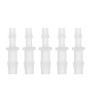 HEROFFIX 5個の水族館用プラスチックホースバーブフィッティング7/32"から5/16"ホースIDコネクタークリアプラスチック