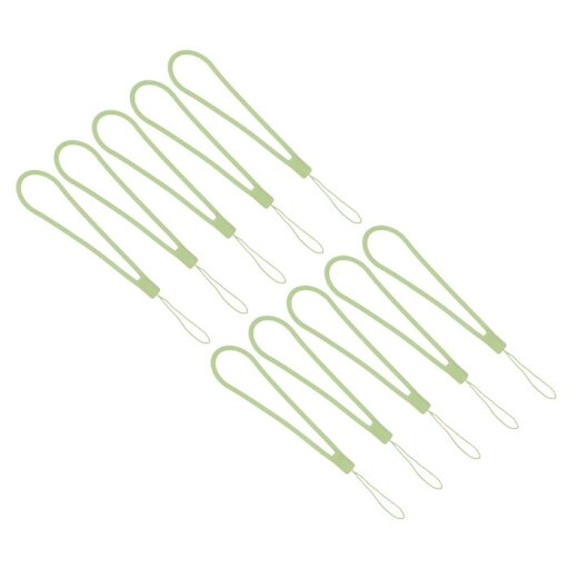 PATIKIL 18.5cm シリコンリストストラップランヤード 10個セット 短い柔らかいネックランヤードハンドリストレットストリングバッジランヤード 携帯電話 USB キーカメラ用 緑スタイル2 PATIKIL 18.5cm シリコンリストストラップランヤード 10個セット 短い柔らかいネックランヤードハンドリストレットストリングバッジランヤード 携帯電話 USB キーカメラ用 緑スタイル2