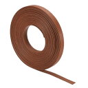 PATIKIL 20 M x 15 mm 紙籐織り杖 12層 紙籐編み バスケット 織り用品 DIY 籐織物製作用 茶色(3)