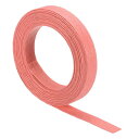 PATIKIL 5 M x 15 mm 紙籐織り杖 12層 紙籐編み バスケット 織り用品 DIY 籐織物製作用 ピンク