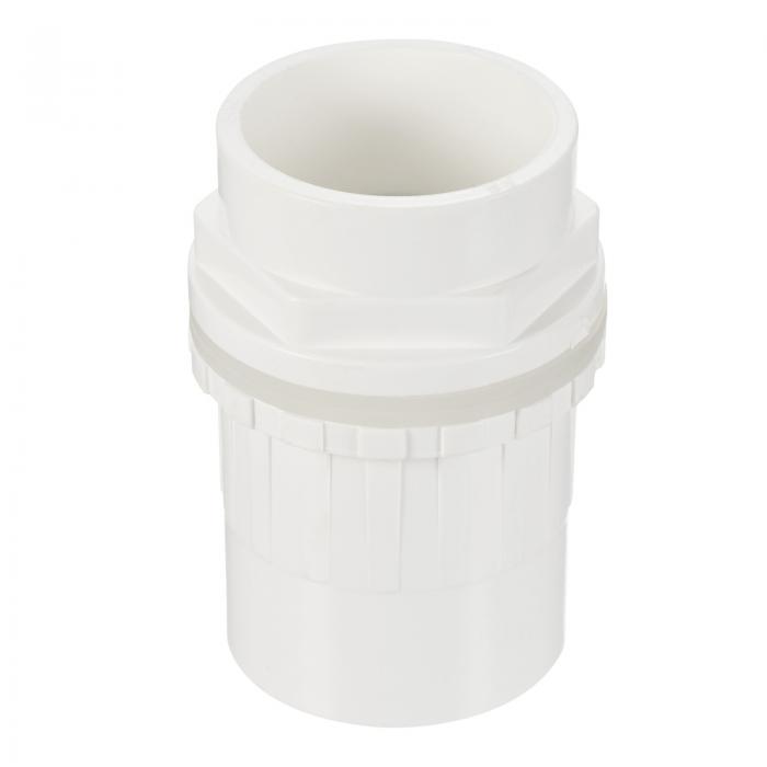 PATIKIL 50mm PVC 水タンクのパイプコネクター カップリングフィッティングアダプター 水族館タンク用 ホワイト