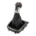HOPESPANNER 2004-2009年用VWに対応 Golf 5 MK5 GTI GTD向けの6速マニュアルギアシフトノブカバー付きプラスチックフェイクレ...