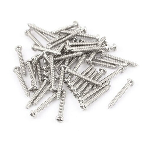 セルフタッピング・ネジボルト M2 x 15mm 0ラウンドヘッド ステンレス鋼 50 個入り セルフタッピング・ネジボルト M2 x 15mm 0ラウンドヘッド ステンレス鋼 50 個入り