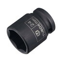 24mm 6ポイントインパクトソケット インパクト用ソケット 12.5mmドライブ CR-Vスチール 全長41mm メトリックサイズ