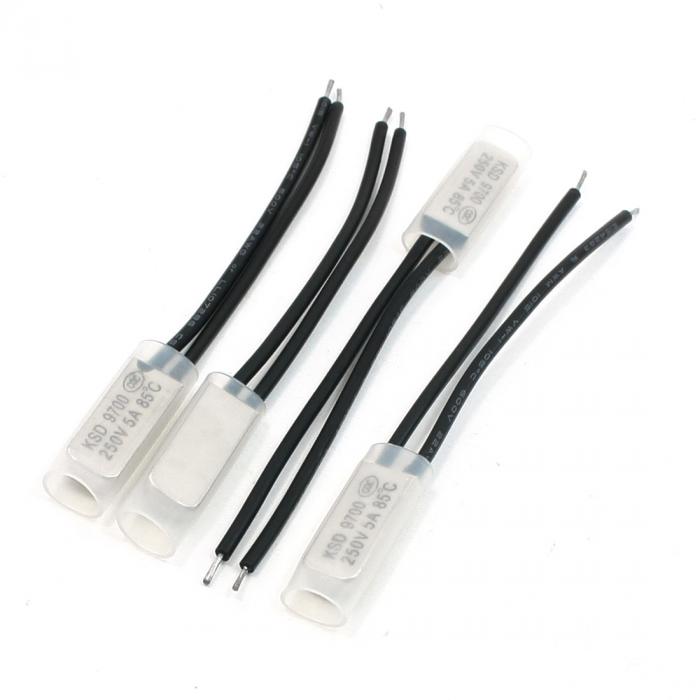 温度スイッチ バイメタル 85度摂氏 NC KSD 9700 4個入り