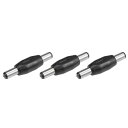 DCオスーオスコネクタ DC電源ケーブルジャックアダプタ 5.5mm x 2.1mm 3個入り