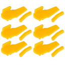 タイヤチェンジャープラスチック挿入 タイヤデマウントヘッド タイヤマシンガードホイールサイド保護 マウントデマウントダックヘッドタイヤ修理用 60 mm 6セット