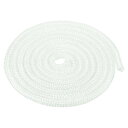 PATIKIL 2Mx6mm グラスファイバーロープ 丸編みロープ ガラスファイバー 高温ストーブガスケットシール ボイラー炉オーブン窯鋳造用 ホワイト