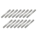 25個入り M8x60mm 304ステンレス鋼の両端スレッドスタッドボルト 住宅メンテナンス用