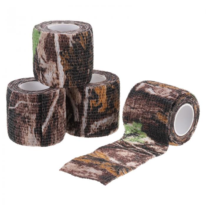 PATIKIL 2" x 14.76フィート カモテープラップ カメラ 懐中電灯用 自己粘着カモフラージュテープ デッ..